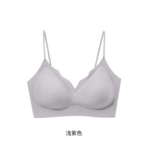 春夏新款舒适美背软支撑痕隐形内衣女无钢圈裹胸裸感侧收文胸罩