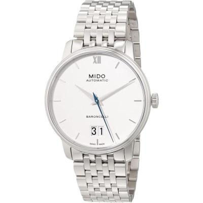 Mido瑞士男表 贝伦赛丽系列 小蓝针大日历长动能自动机械表 七夕礼物