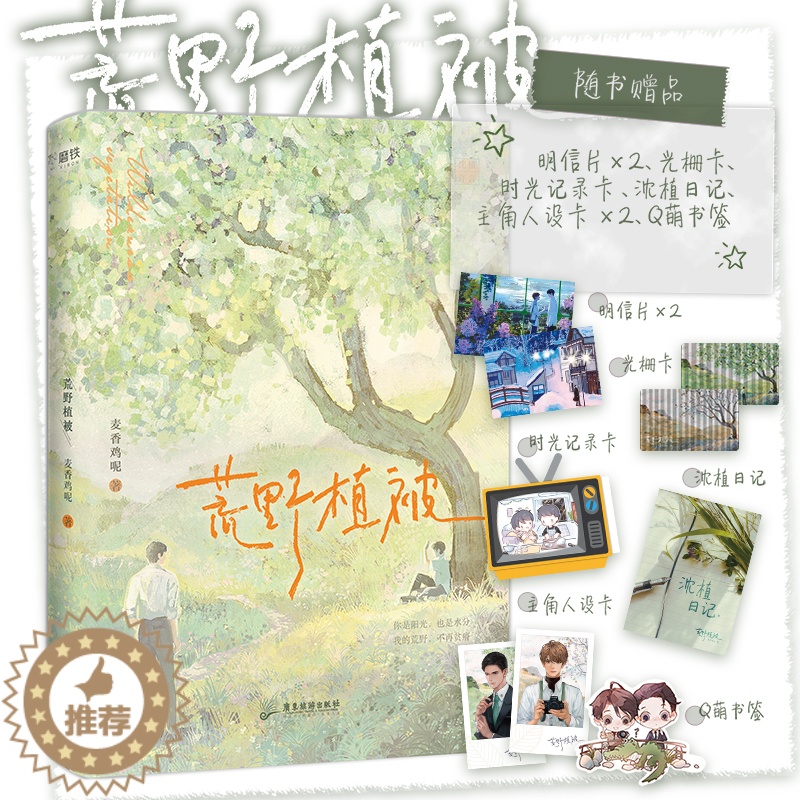 [醉染正版]正版 荒野植被 麦香鸡呢著 一屋暗灯 欲言难止 同作者 青春都市小说实体书书