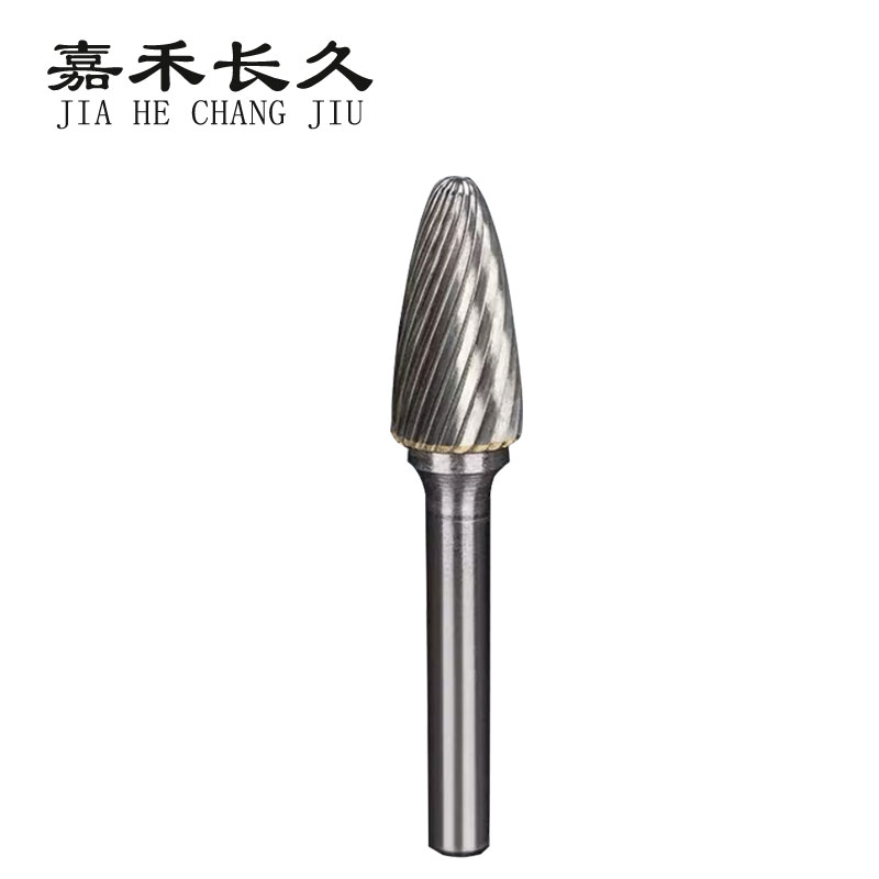 嘉禾长久 硬质合金旋转锉磨头(钨钢磨头) F型单槽 个