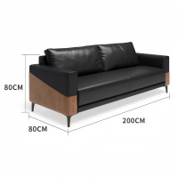 悦兴诚商务沙发三人位张