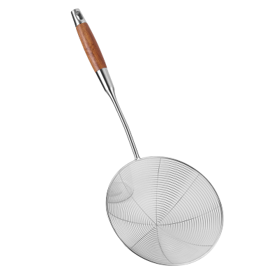 海铁科技木柄漏勺HT-8788/个