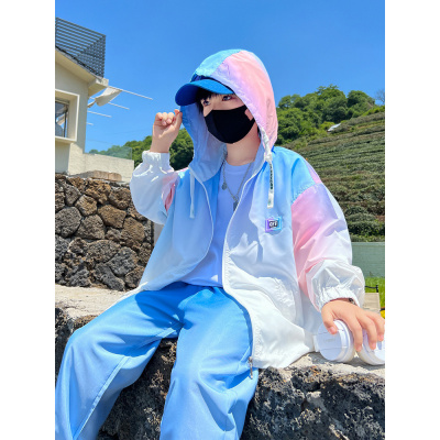 男童冰丝防晒衣薄款外套2025新款中大儿童装夏季男孩防晒服紫外线
