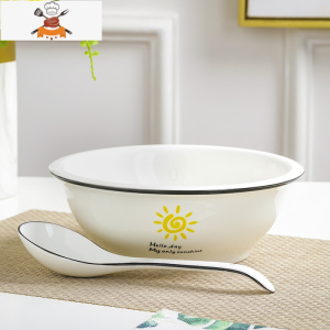 [1-2个大汤碗]景德镇陶瓷家用大号汤盆创意汤古大面碗 可微波炉 敬平