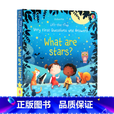 [正版]星星是什么 Usborne英语启蒙翻翻书英文原版绘本 Lift-the-flap Questions and