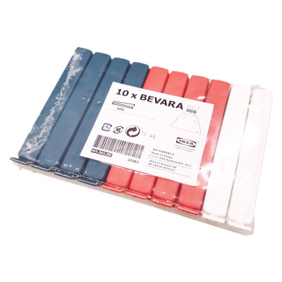 家柏饰(CORATED)贝瓦拉塑料封口夹密封夹子食品奶粉零食保鲜塑封大号小号