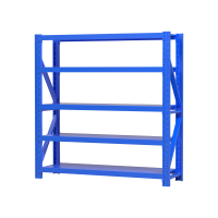臻远ZYJJ-HJ-062仓储货架中型货架蓝色五层主架1500*600*2000mm/200kg
