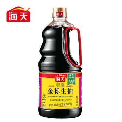 海天特级金标生抽1.28L 家常炒菜调味料点蘸凉拌鲜酱油调料酿