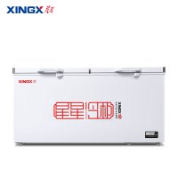 星星 BD/518GD 卧式冷柜 518升直冷顶开门 一级能效机械控温晶钻包角门超大容量冷藏冷冻转换