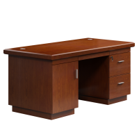 奥派克(AOPIK) 办公桌 W1600*D800*H760 常见木色办公桌 公司家庭可用 高级配色的