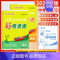 [2025]语文+英语 (好卷速递-江苏模拟24套) 初中通用 [正版]2025新版恩波38套江苏省中考13十三大市中考