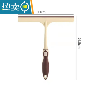 敬平家用擦玻璃刮擦窗户大小号水刮擦桌子刮刀刮水器长杆清洁工具 普通款1把擦玻璃器