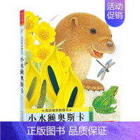 小水獭奥斯卡 [正版]亮丽精美触摸书系列小水獭奥斯卡0-3岁宝宝绘本婴幼儿启蒙认知中英双语绘本益智早教撕不烂亲子共读故事