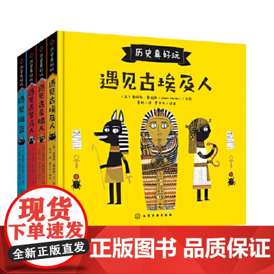 历史真好玩系列 遇见古埃及人+遇见古罗马人等 共4册