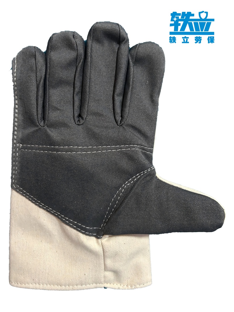 轶立 加绒高纤维五指帆布手套 均码/副