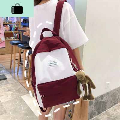 初中生日系书包女韩版高中森系可爱背包女双肩百搭网红ins风学生NEW LAKE女手包