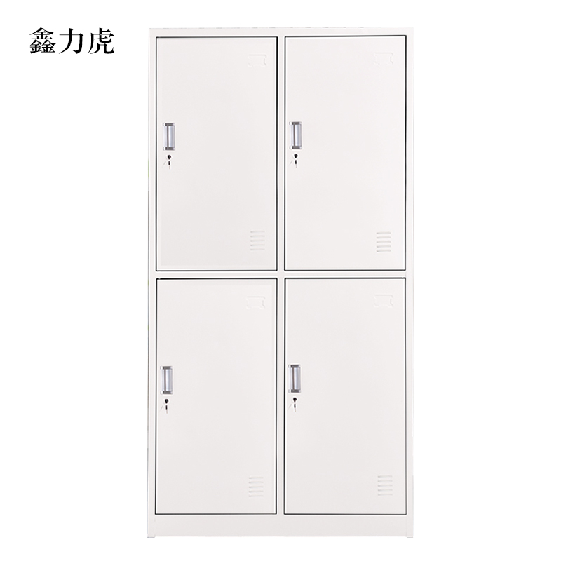 鑫力虎加厚四门钢制更衣柜员工柜铁皮职工储物柜