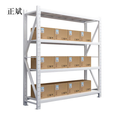 正斌仓库仓储货架四层金属五金货架家用中型重型置物架展示架子200KG