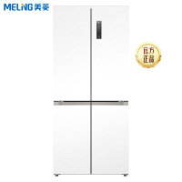 美菱AI小聪明十字对开门BCD-503WSPU9CZX 陶瓷白503升变频MNC+除霜双循环一级风冷无霜AI智能冰箱