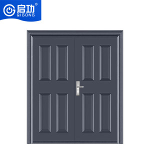 启功镀锌钢防盗门单位小区住宅庭院民房入户安全防盗门QG-JZFDM5680