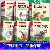 六年级[鲁滨逊漂流记] [正版]名校课堂快乐读书吧一二年级三四五六年级下册非必读课外书 名校课堂愿望的实现神笔马良全套小