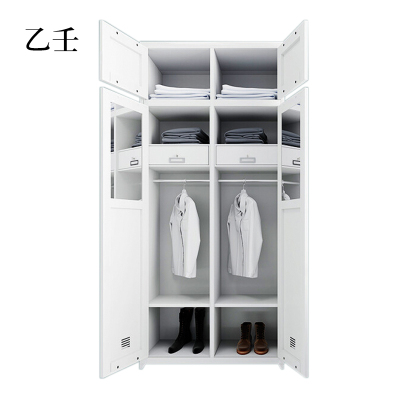 乙壬员工储物柜文件柜存放柜子更衣柜两门内务柜[工厂现做 7天内发货]