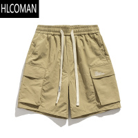 HLCOMAN日系复古工装短裤男夏季山系cityboy五分裤宽松街头中裤休闲裤男