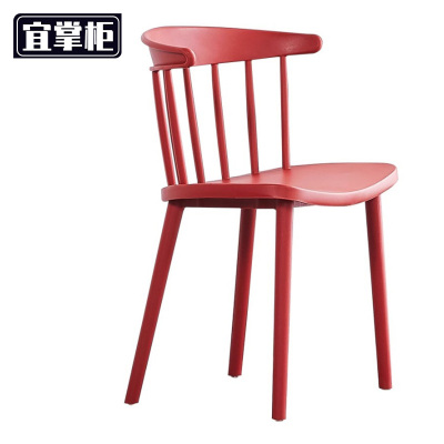 宜掌柜 塑料靠背椅 43*40*76cm 张