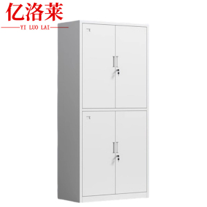 亿洛莱 文件柜铁皮柜 通双节 850*390*1800mm 台