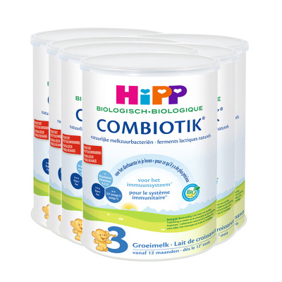 (Hipp)荷兰喜宝婴幼儿配方奶粉3段1-2岁800g有机益生菌奶粉荷兰原装进口*6罐组合装