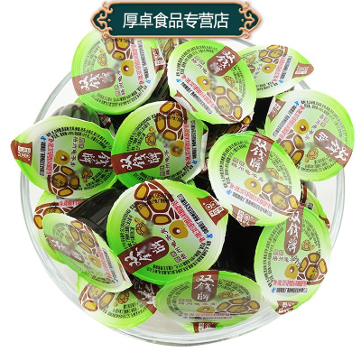 广西梧州双钱牌梧州龟苓膏原味1500g散装称果冻布丁啫喱杯