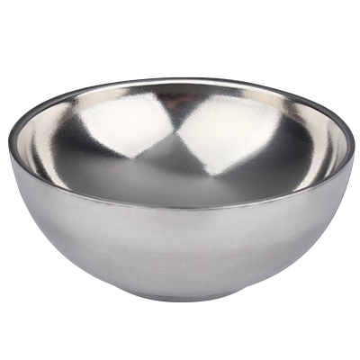 瓦图 (WATU)厨房用具 5.5英寸不锈钢双层焊边亮光碗 10个装