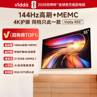Vidda 海信电视55英寸 R55 一级能效版 2+32G 4K超高清智能投屏家用智能液晶游戏电视55V1KD-R
