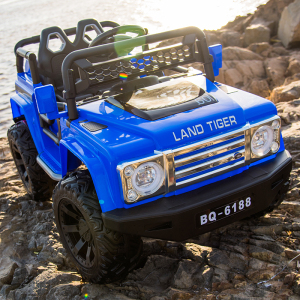 小嘎子6188新款儿童电动车电动童车1-10岁电动汽车四驱动宝宝男女小孩四轮车可坐人带音乐越野车