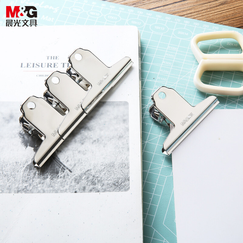 晨光(M&G)山形夹76mm4只装ABS92637