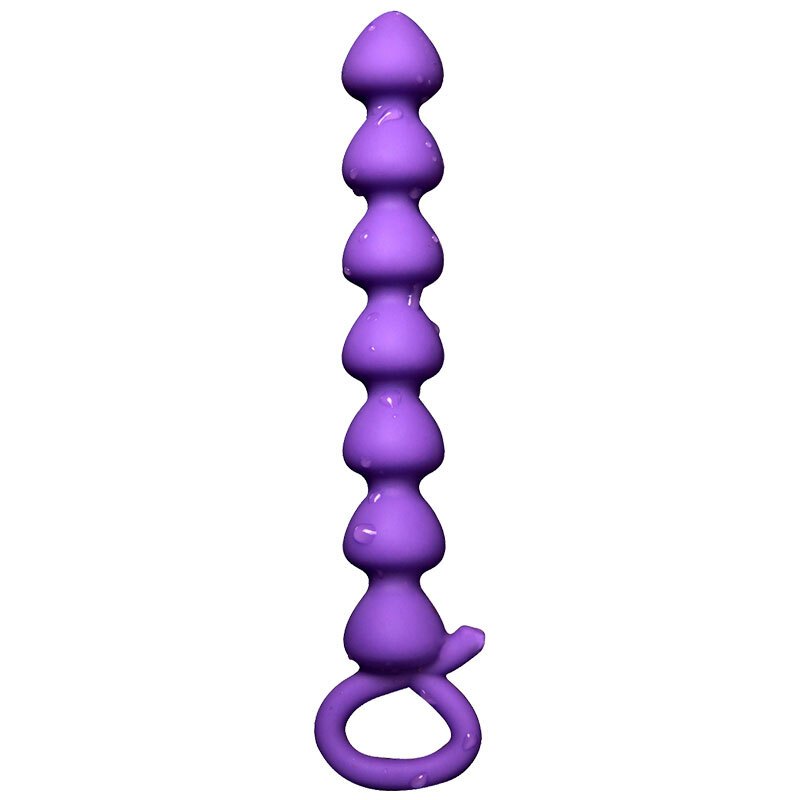 取悦 两性情趣肛塞成人情趣性用品 后庭肛塞拉珠 欲箭如意拉珠-紫 欲箭如意拉珠