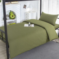 天山柔 全棉13372军绿色单人宿舍 三件套 (计价单位:套)