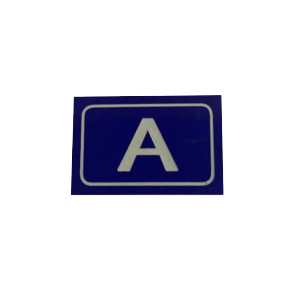 泽如 灯位铭牌标牌 30*20mm块