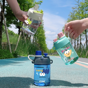 希乐Cille夏季高颜值果汁杯男女时尚塑料杯学生户外运动吸管杯