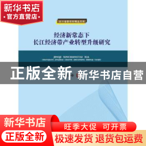 正版 经济新常态下长江经济带产业转型升级研究 郭险峰著 西南财