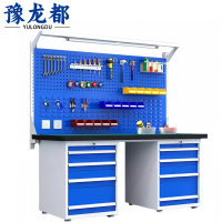 豫龙都工具桌双四抽张