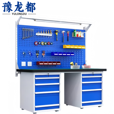 豫龙都工具桌双四抽张