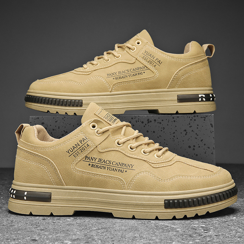 男鞋20264春秋季新款透气工地干活劳保鞋子男潮流百搭运动休闲