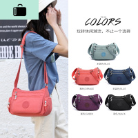 饺子包2020新款尼龙布中年妈妈包轻便多隔层女单肩斜跨包旅游挎包NEW LAKE女斜挎包