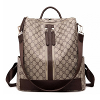 双肩包女2021新款韩版休闲时尚背包潮两用简约旅行女包