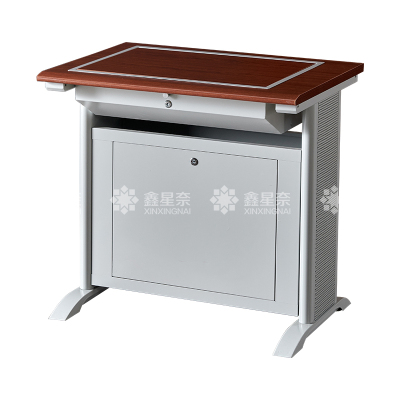 鑫星奈 XXN4012404 隐藏式翻转电脑桌培训桌教室机房多媒体学习桌办公桌A款单人位