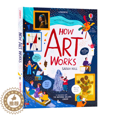[醉染正版]探索艺术创作 Usborne How Art Works 英文原版 艺术是如何讲故事的 尤斯伯恩 少儿艺术启