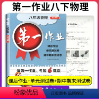 八下 物理 八年级下 [正版]华东师大版 第一作业 物理 八年级下册8年级第二学期物理 全新修订版 沪教版初二同步课后作