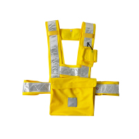 晫安联 ZP9301 DC3.7V 0.5W 上半身 橙黄 ≥10h LED柔性应急标识背心 黄色