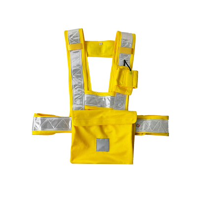 晫安联 ZP9301 DC3.7V 0.5W 上半身 橙黄 ≥10h LED柔性应急标识背心 黄色